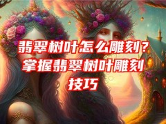 翡翠樹葉怎么雕刻？掌握翡翠樹葉雕刻技巧