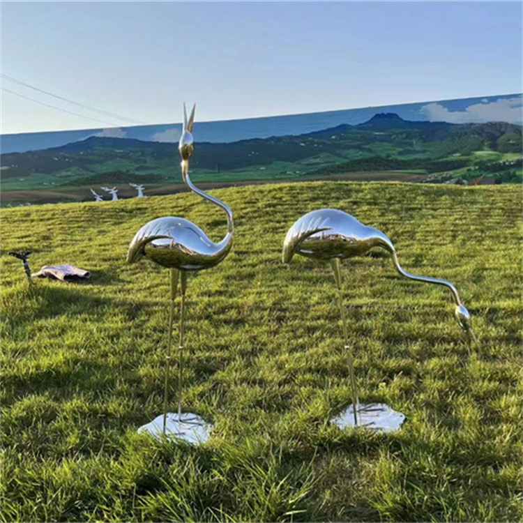 雕像不銹鋼雕塑_動物抽象雕塑不銹鋼雕塑_不銹鋼動物雕塑定制