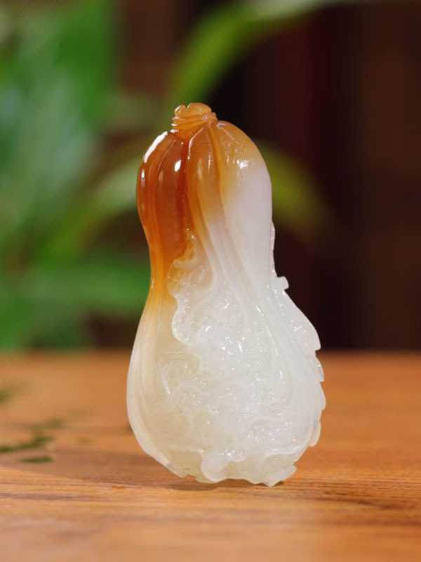 和田玉滿雕_玉雕大師滿富_和田玉滿沁